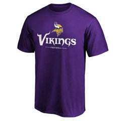 Minnesota Vikings Team Lockup T-Shirt Purple | NFL