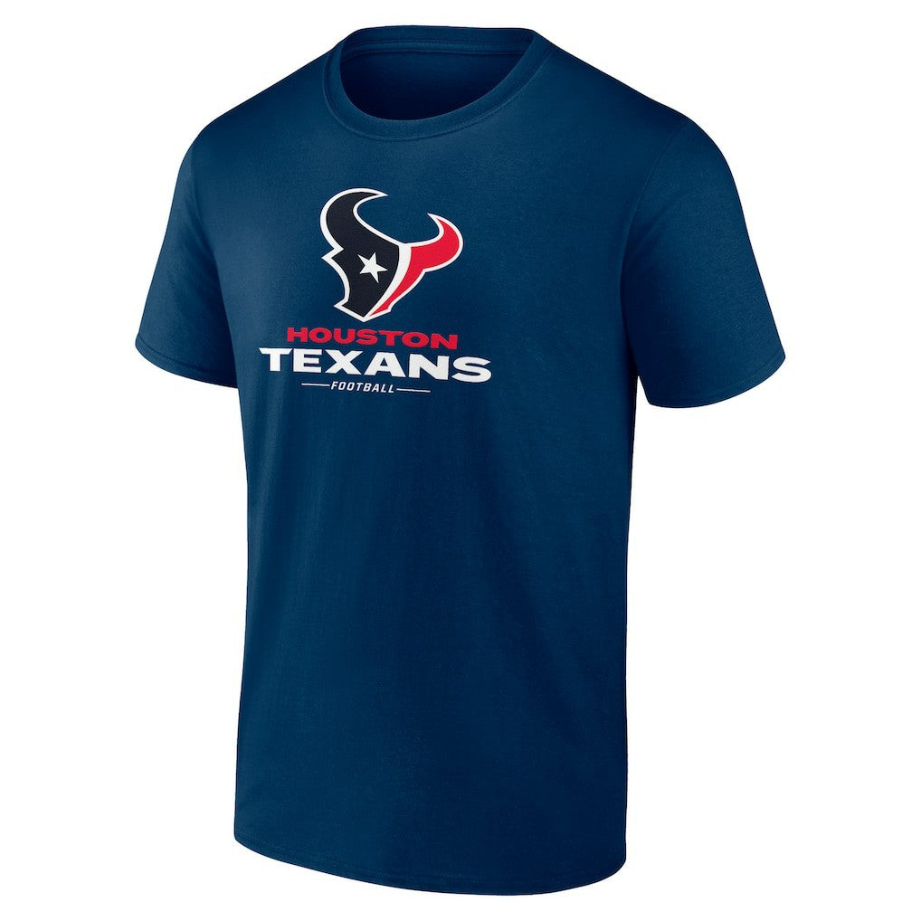 Houston Texans Team Lockup T-Shirt Navy | NFL