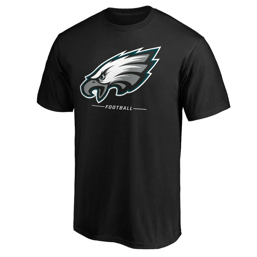 Philadelphia Eagles Team Lockup T-Shirt Black | NFL