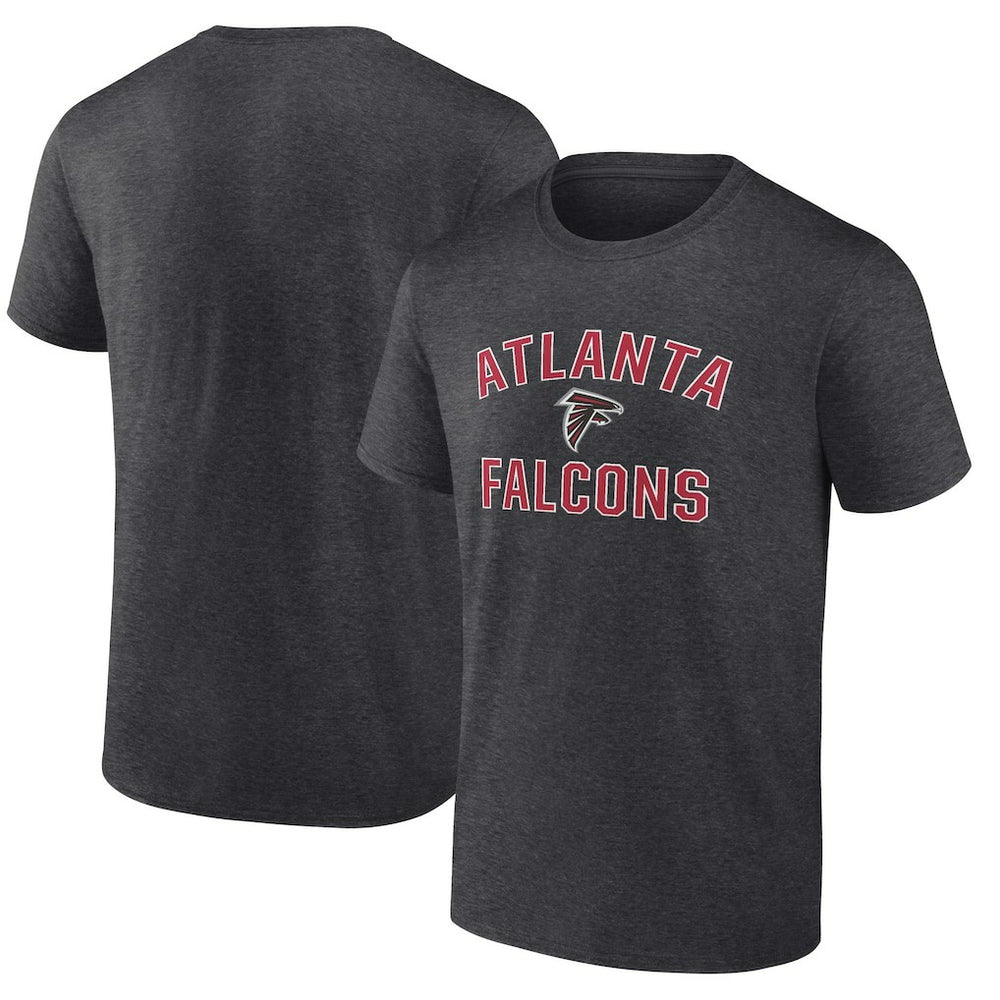 Atlanta Falcons Victory Arch T-Shirt Heather Charcoal | Fanatics
