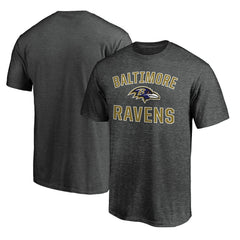 Baltimore Ravens Victory Arch T-Shirt Heather Charcoal | Fanatics