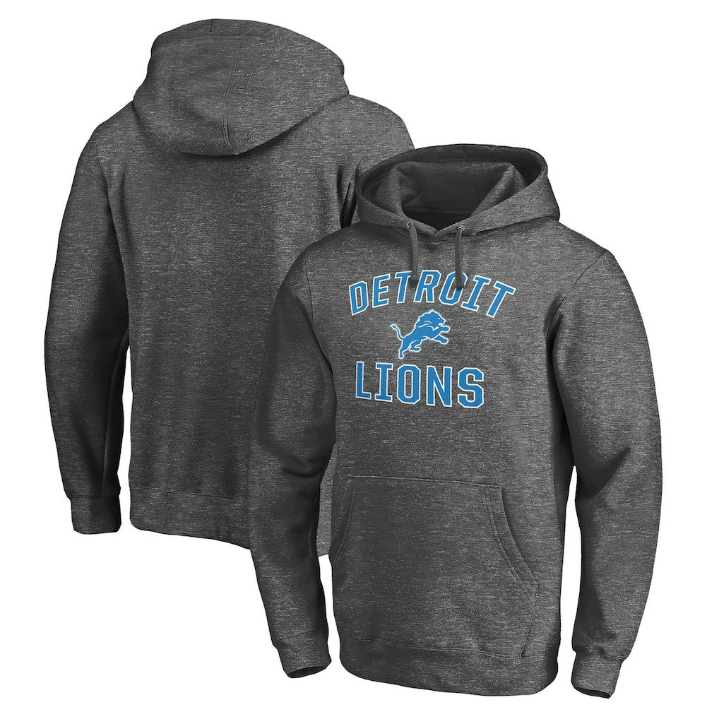Detroit Lions Victory Arch Pullover Hoodie Charcoal | NFL