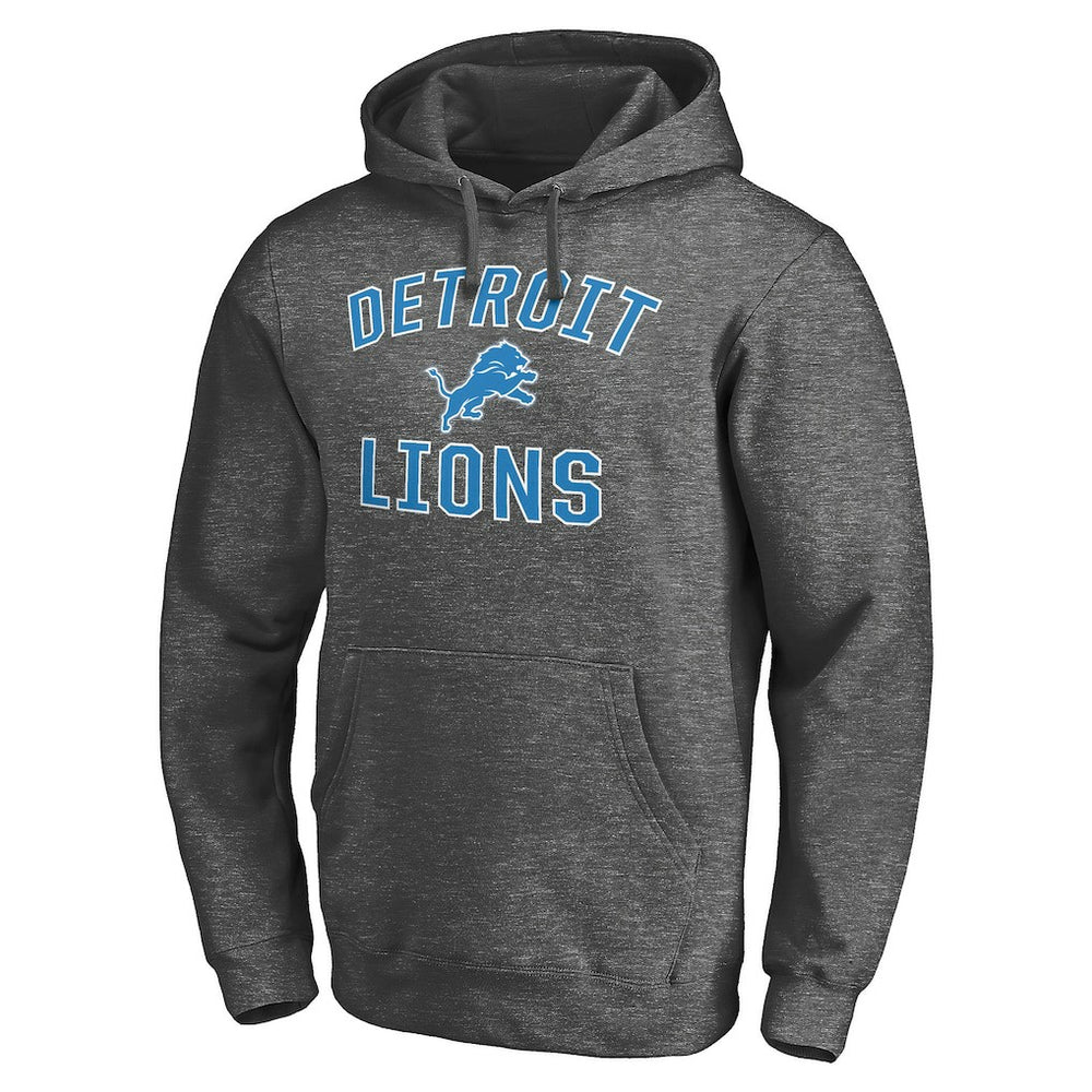 Detroit Lions Victory Arch Pullover Hoodie Charcoal | NFL