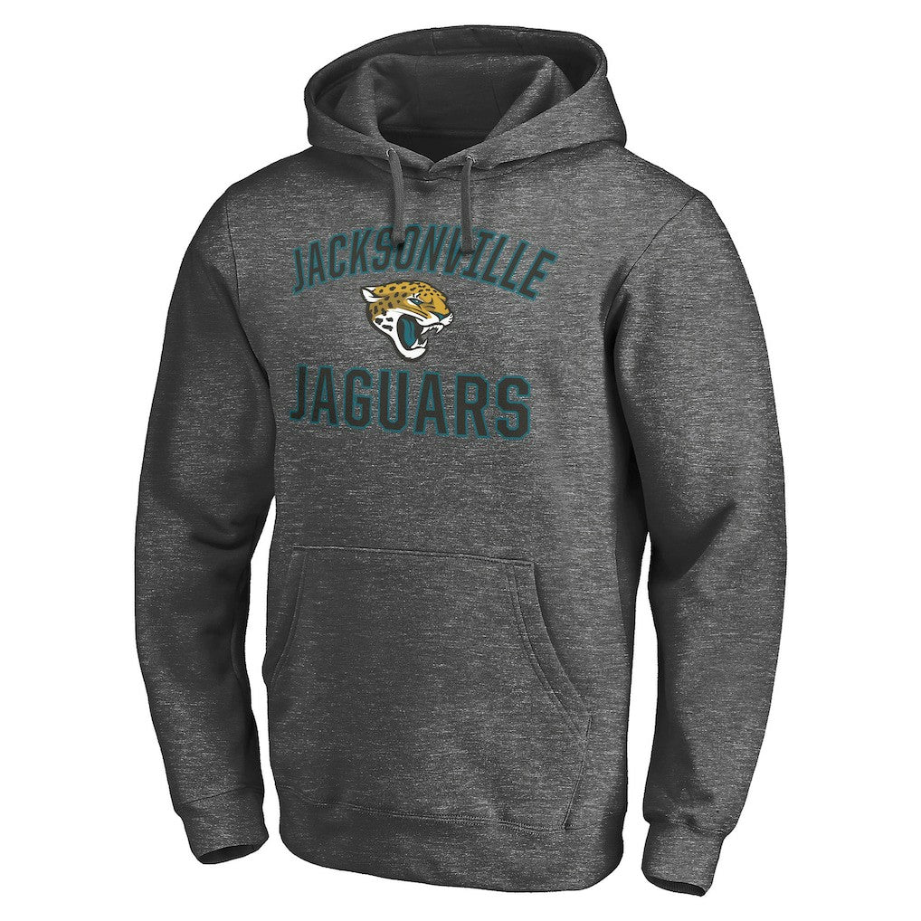 Jacksonville Jaguars Victory Arch Pullover Hoodie Charcoal | NFL