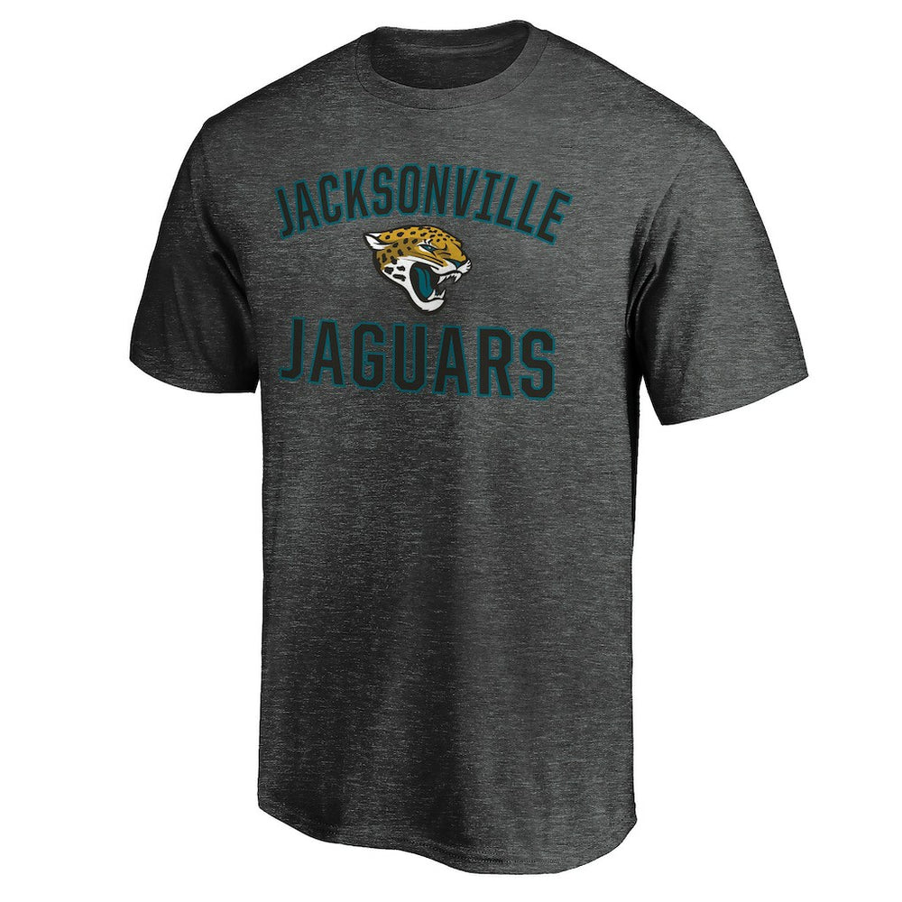 Jacksonville Jaguars Victory Arch T-Shirt Heather Charcoal | Fanatics
