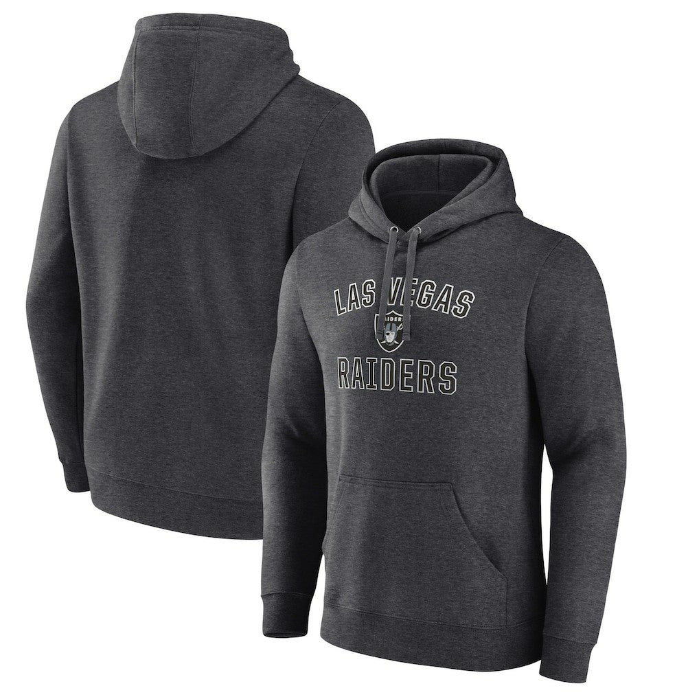 Las Vegas Raiders Victory Arch Pullover Hoodie Charcoal | NFL