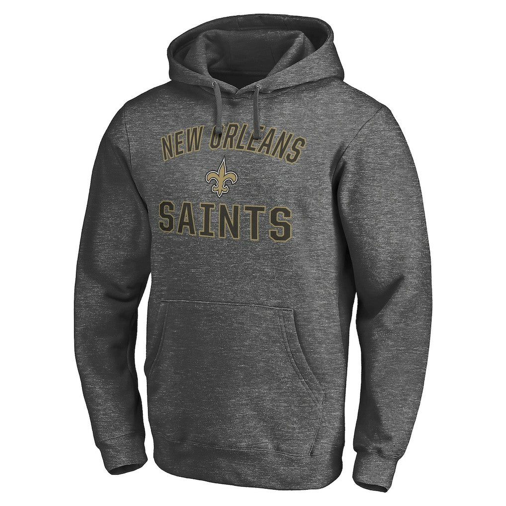 New Orleans Saints Victory Arch Pullover Hoodie Charcoal | NFL