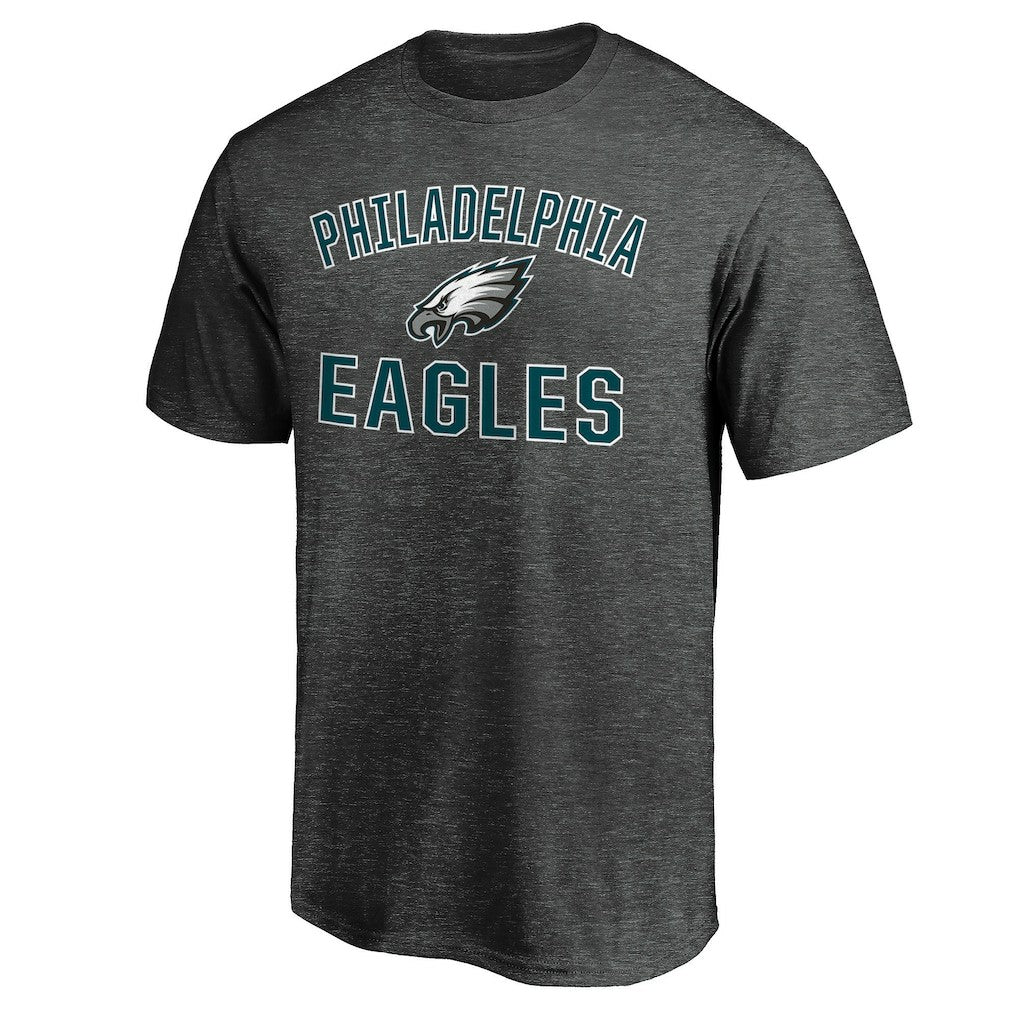 Philadelphia Eagles Victory Arch T-Shirt Heather Charcoal | Fanatics
