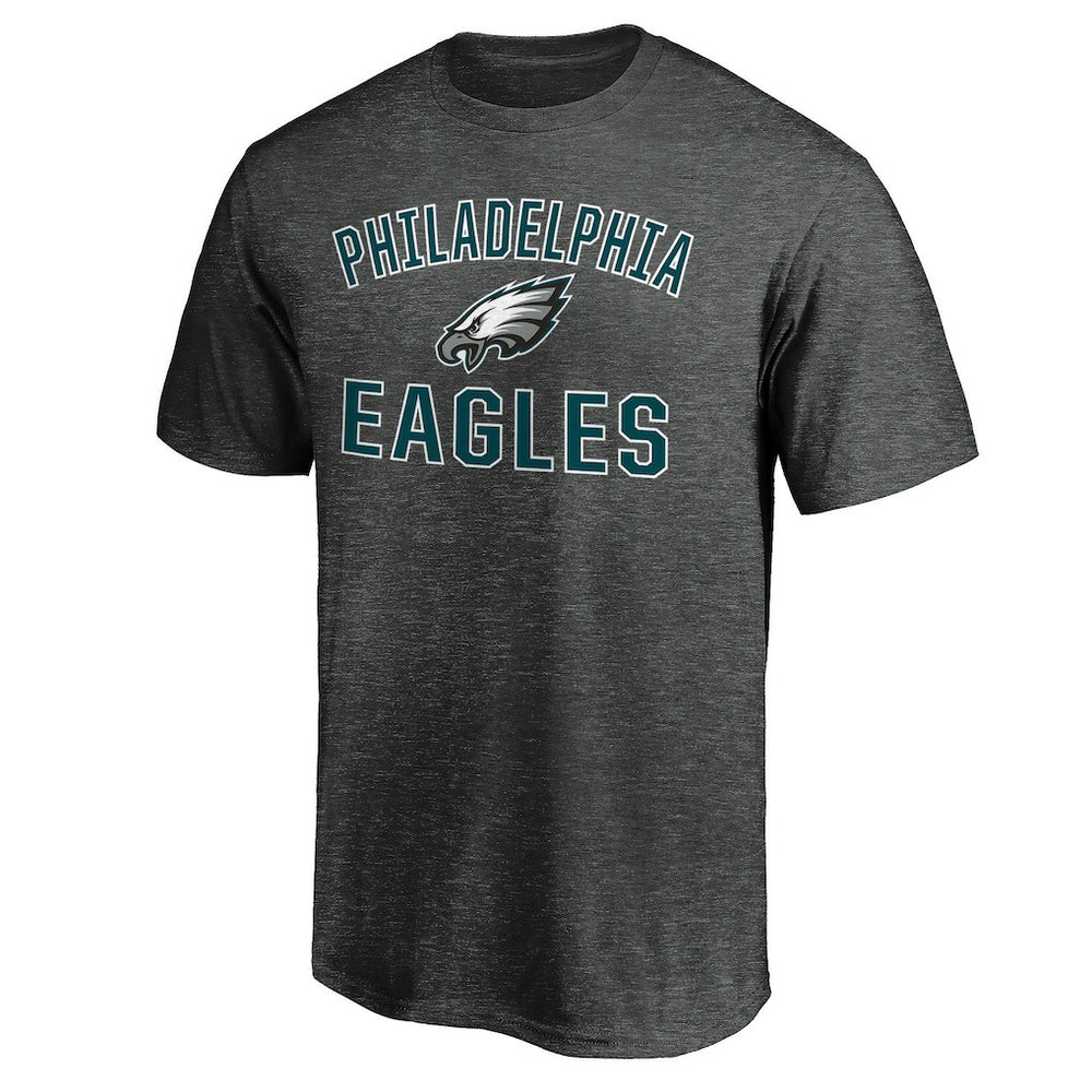 Philadelphia Eagles Victory Arch T-Shirt Heather Charcoal | Fanatics