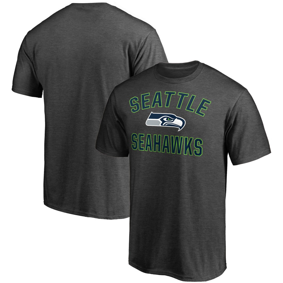 Seattle Seahawks Victory Arch T-Shirt Heather Charcoal | Fanatics