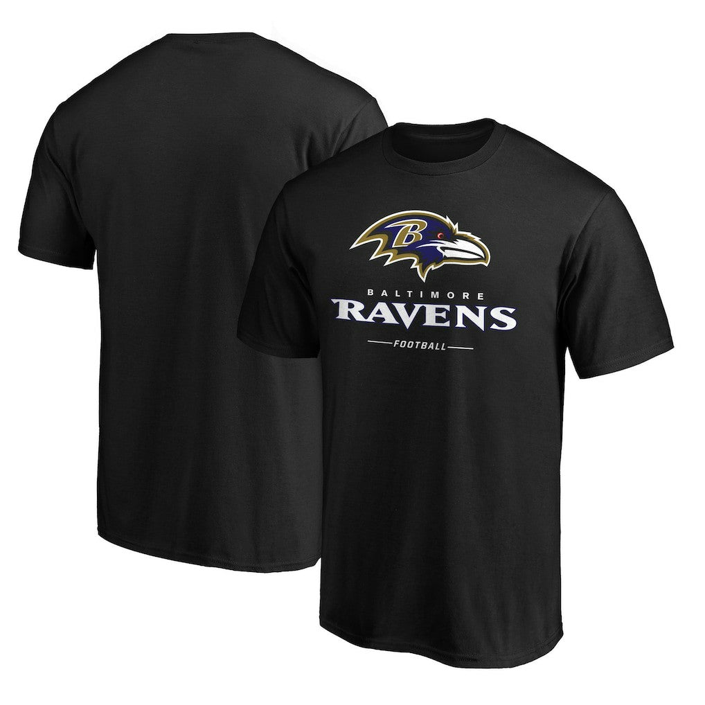 Baltimore Ravens Team Lockup T-Shirt Black | NFL
