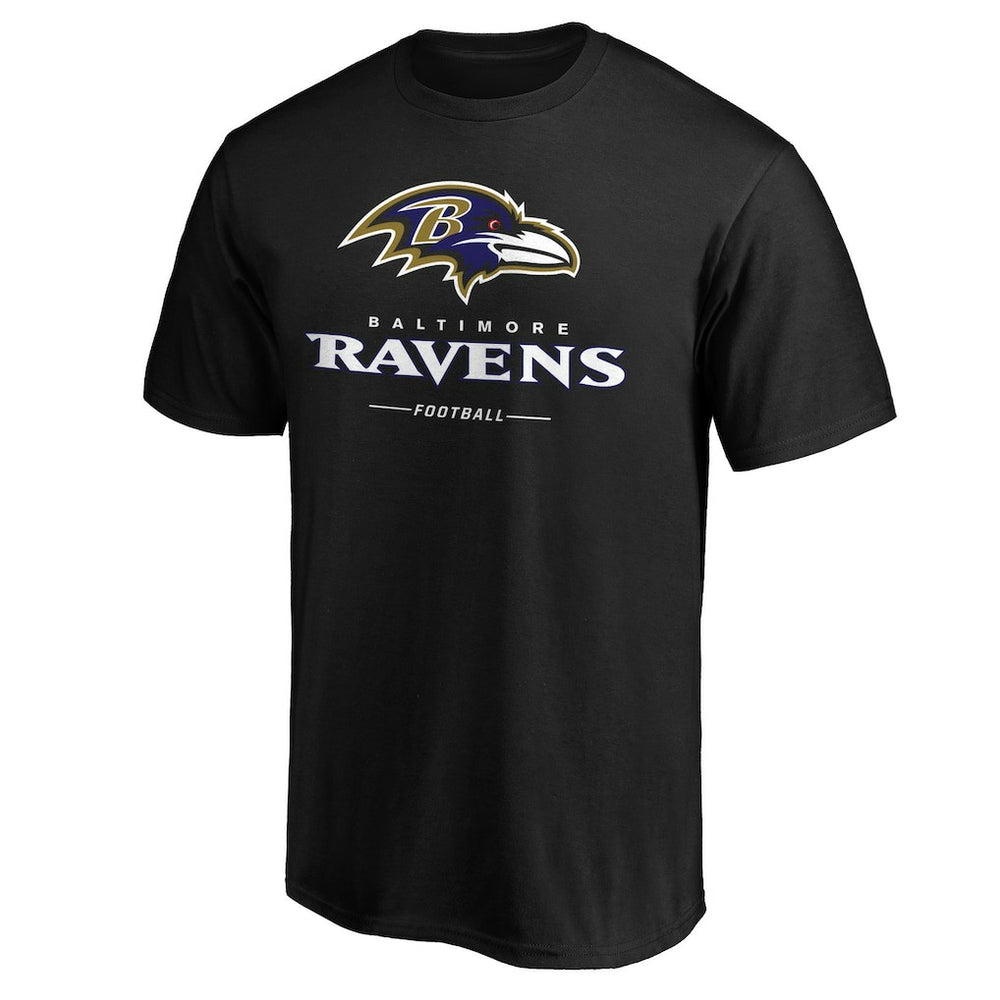 Baltimore Ravens Team Lockup T-Shirt Black | NFL