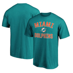 Miami Dolphins Victory Arch T-Shirt Aqua | Fanatics