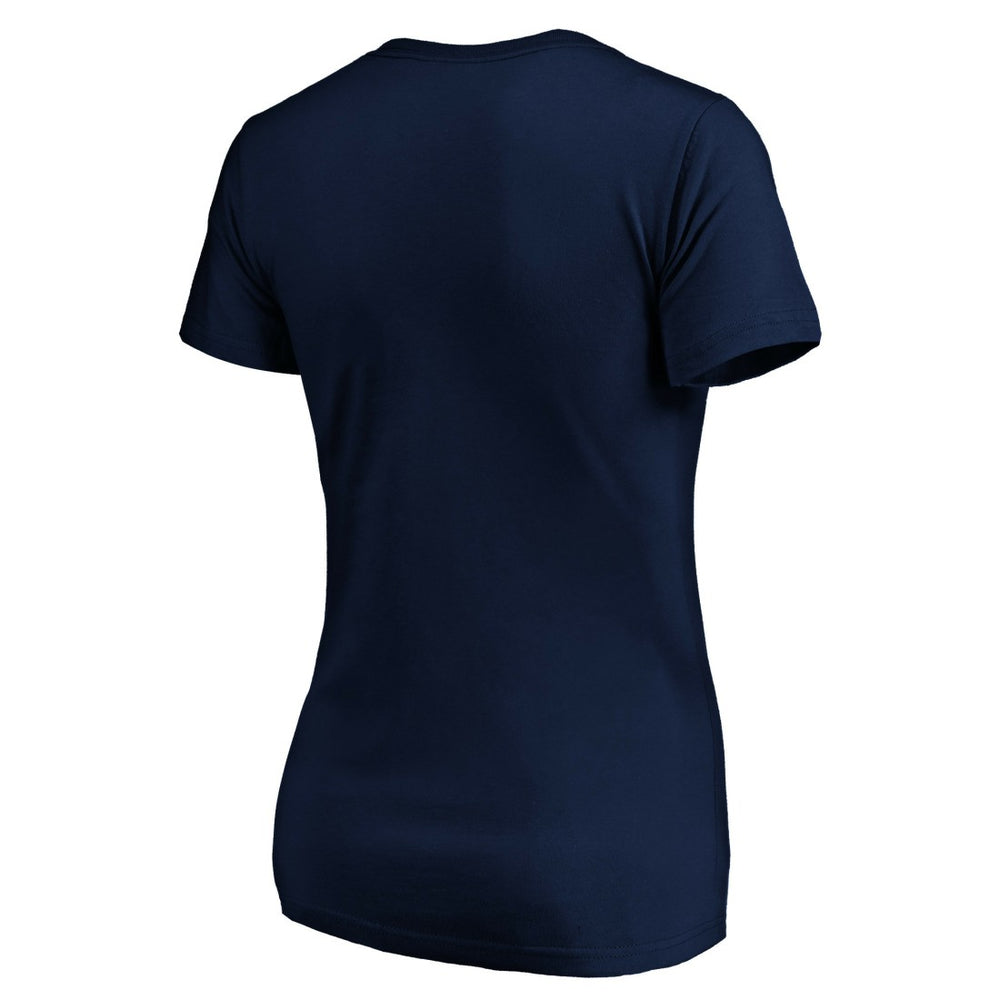 Seattle Seahawks Women's Victory Arch V-Neck T-Shirt College Navy | NFL