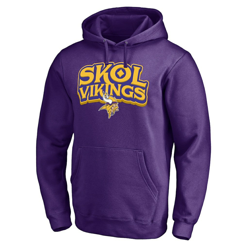 Minnesota Vikings Hometown Collection Sweep Pullover Hoodie Purple | NFL