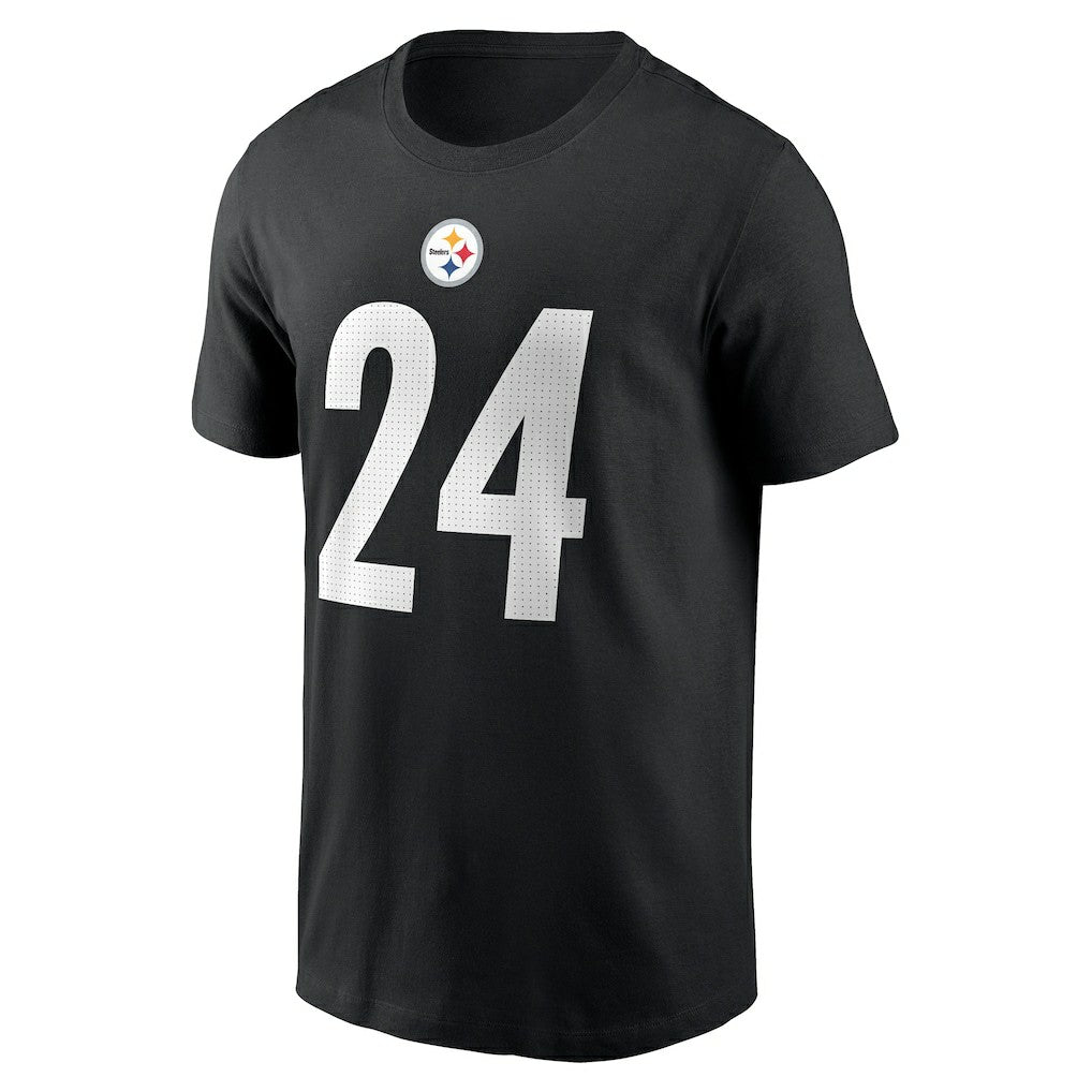 Joey Porter Jr. Pittsburgh Steelers Player Name & Number T-Shirt Black | Nike for Sale