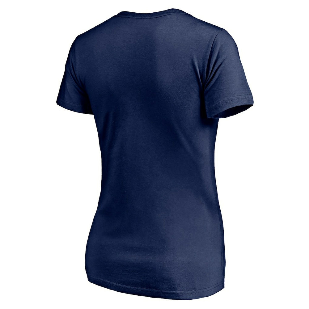 New England Patriots Women's Hometown Collection V-Neck T-Shirt Navy | NFL