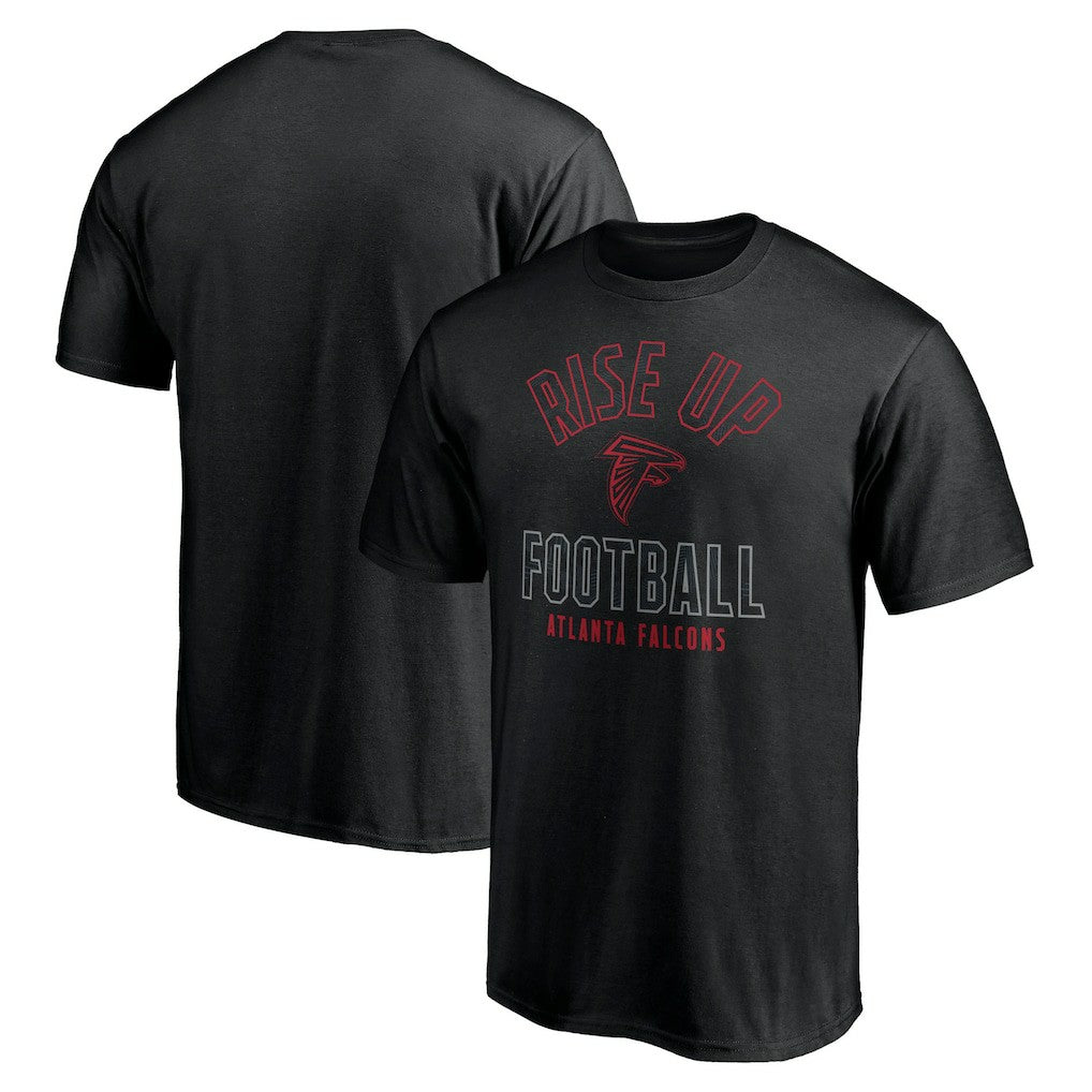 Atlanta Falcons Nickname Arc T-Shirt Black | NFL