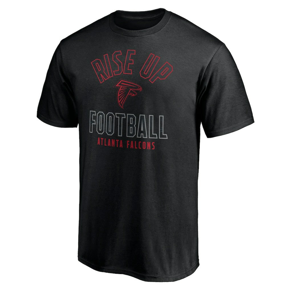 Atlanta Falcons Nickname Arc T-Shirt Black | NFL