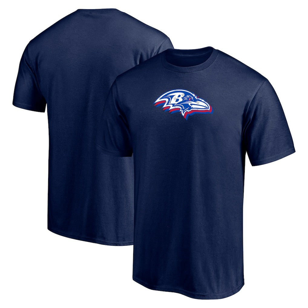 Baltimore Ravens Red White and Team T-Shirt Navy | NFL