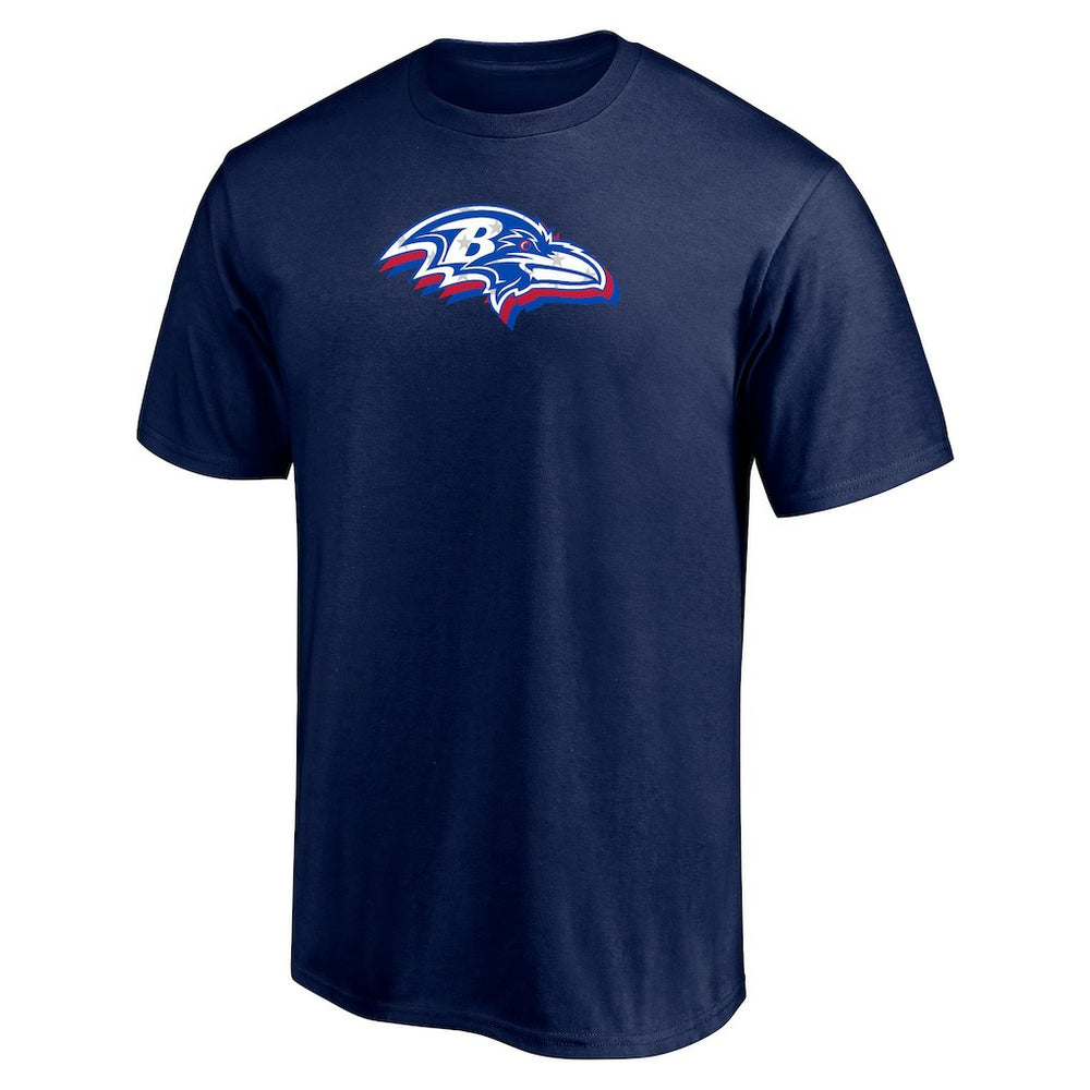 Baltimore Ravens Red White and Team T-Shirt Navy | NFL