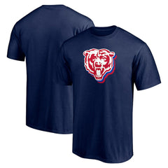Chicago Bears Red White and Team T-Shirt Navy | NFL