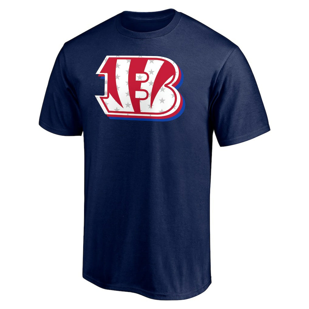 Cincinnati Bengals Red White and Team T-Shirt Navy | NFL