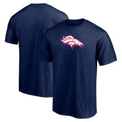 Denver Broncos Red White and Team T-Shirt Navy | NFL