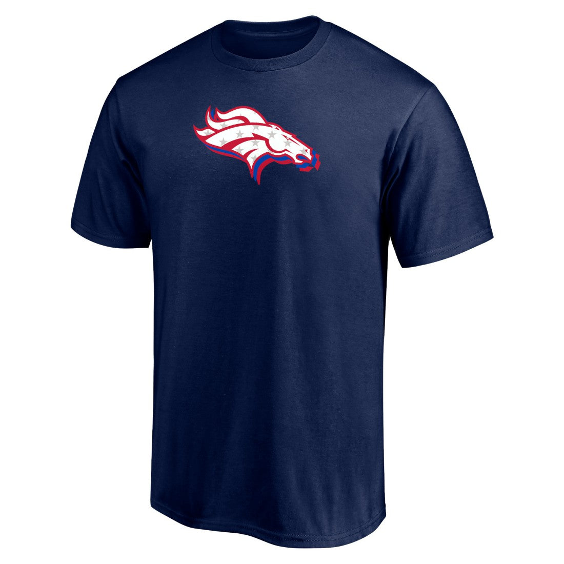 Denver Broncos Red White and Team T-Shirt Navy | NFL