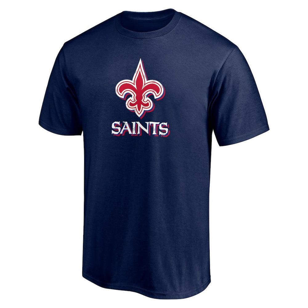 New Orleans Saints Red White and Team T-Shirt Navy | NFL