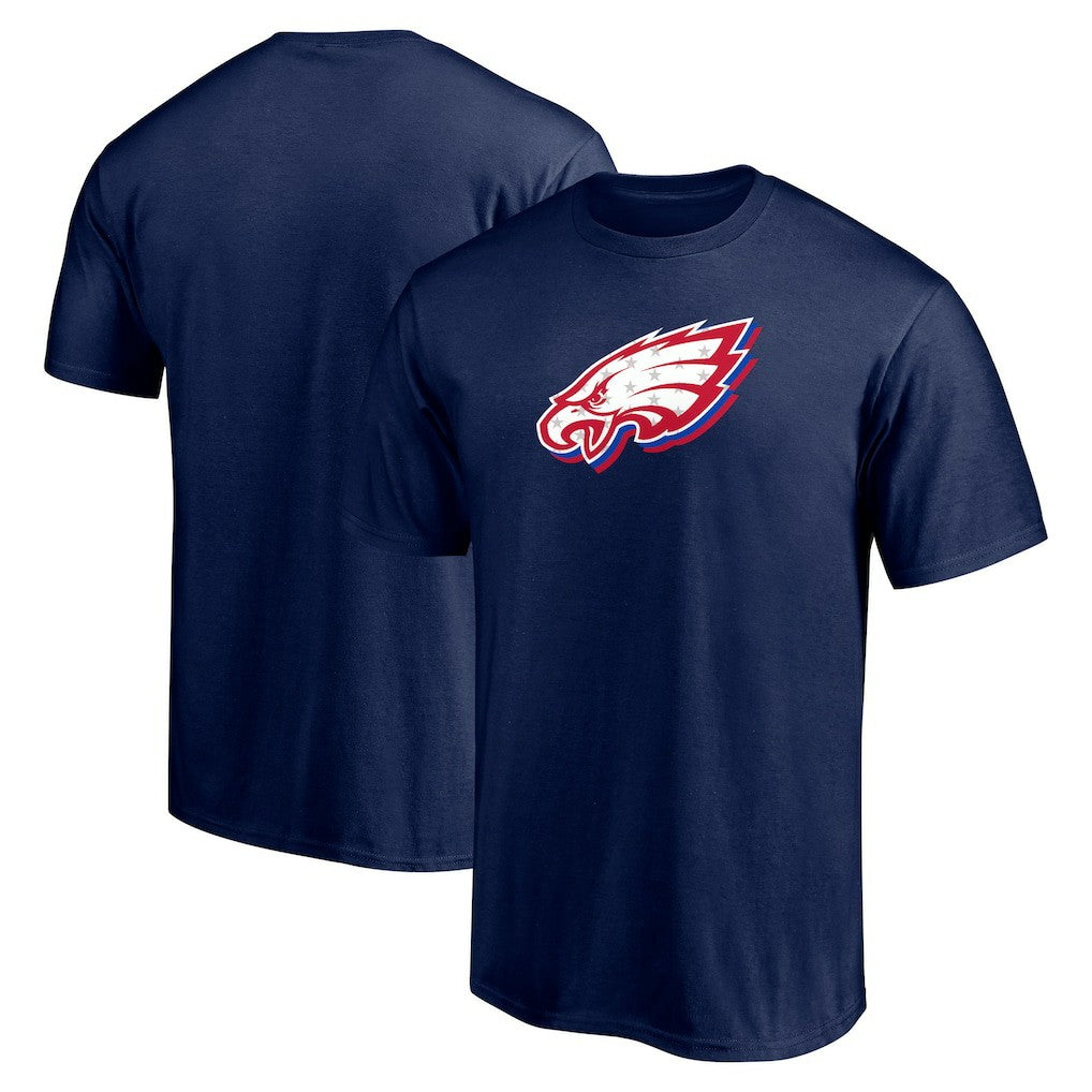Philadelphia Eagles Red White and Team T-Shirt Navy | NFL