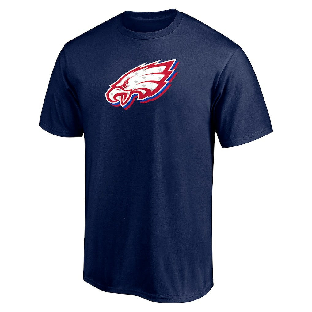 Philadelphia Eagles Red White and Team T-Shirt Navy | NFL