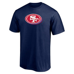 San Francisco 49ers Red White and Team T-Shirt Navy | NFL