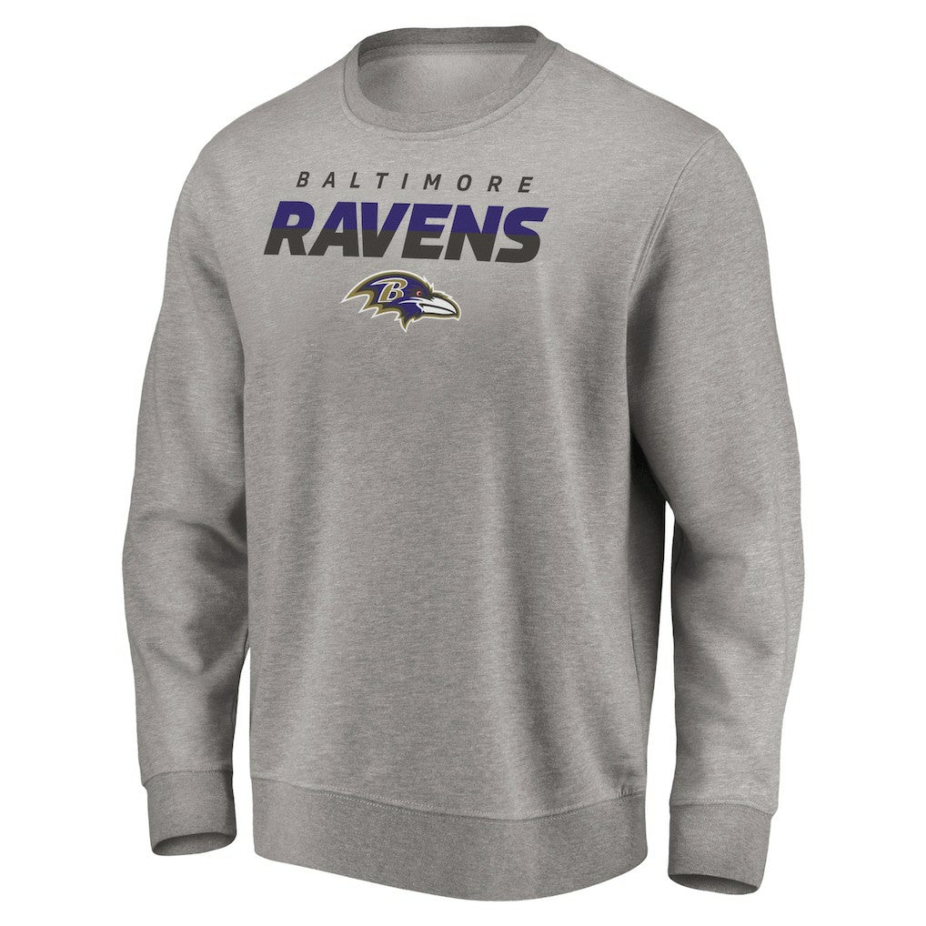 Baltimore Ravens Elevate Play Pullover Sweatshirt Gray | NFL