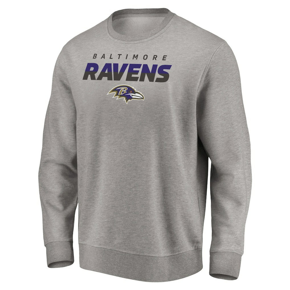 Baltimore Ravens Elevate Play Pullover Sweatshirt Gray | NFL