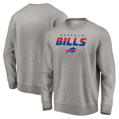 Buffalo Bills Elevate Play Pullover Sweatshirt Gray | NFL