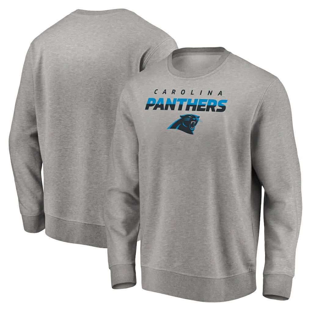Carolina Panthers Elevate Play Pullover Sweatshirt Gray | NFL