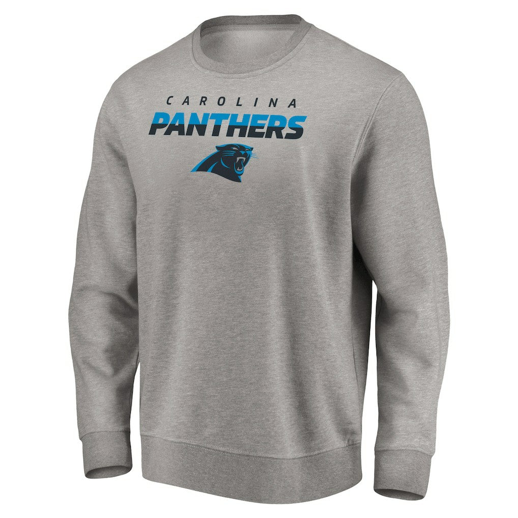Carolina Panthers Elevate Play Pullover Sweatshirt Gray | NFL