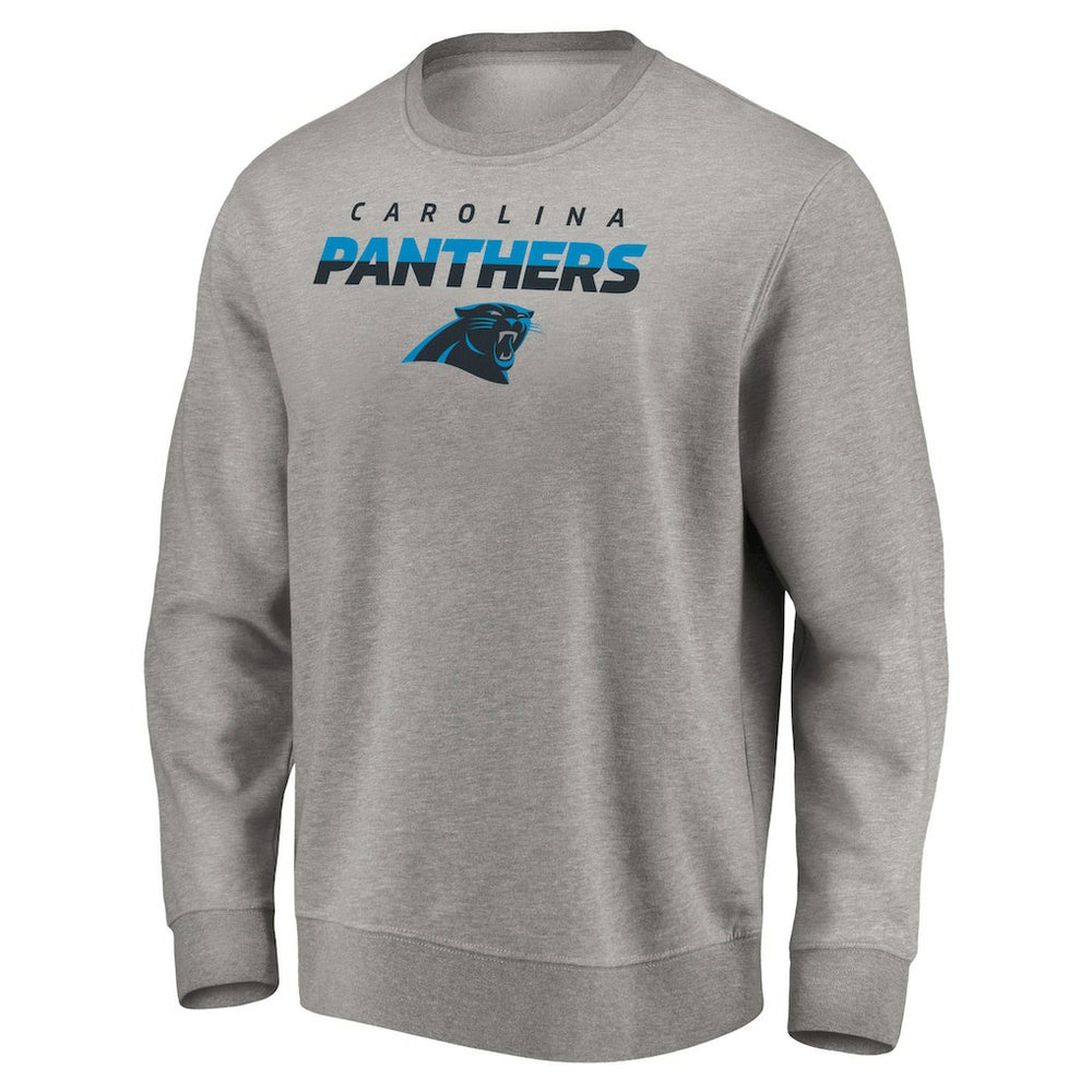 Carolina Panthers Elevate Play Pullover Sweatshirt Gray | NFL