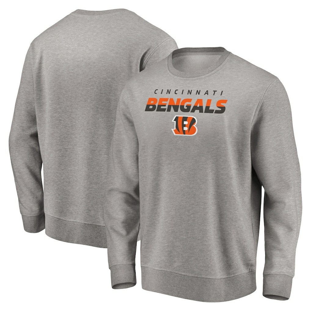 Cincinnati Bengals Elevate Play Pullover Sweatshirt Gray | NFL