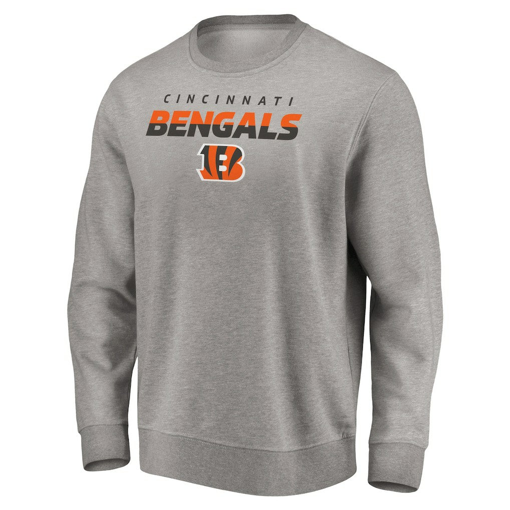 Cincinnati Bengals Elevate Play Pullover Sweatshirt Gray | NFL