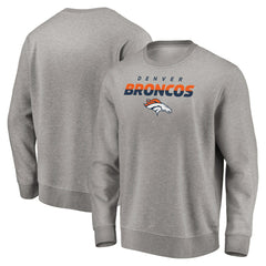 Denver Broncos Elevate Play Pullover Sweatshirt Gray | NFL