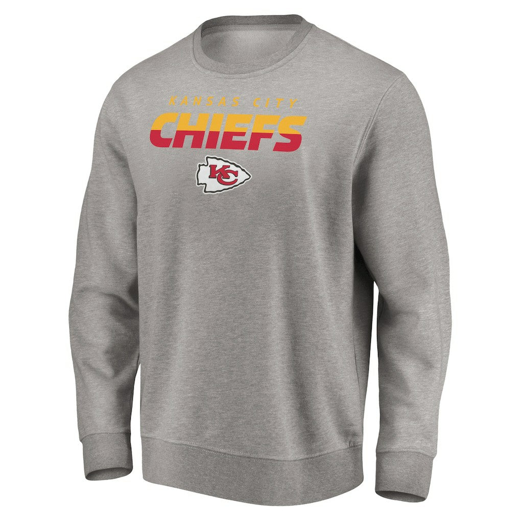 Kansas City Chiefs Elevate Play Pullover Sweatshirt Gray | NFL