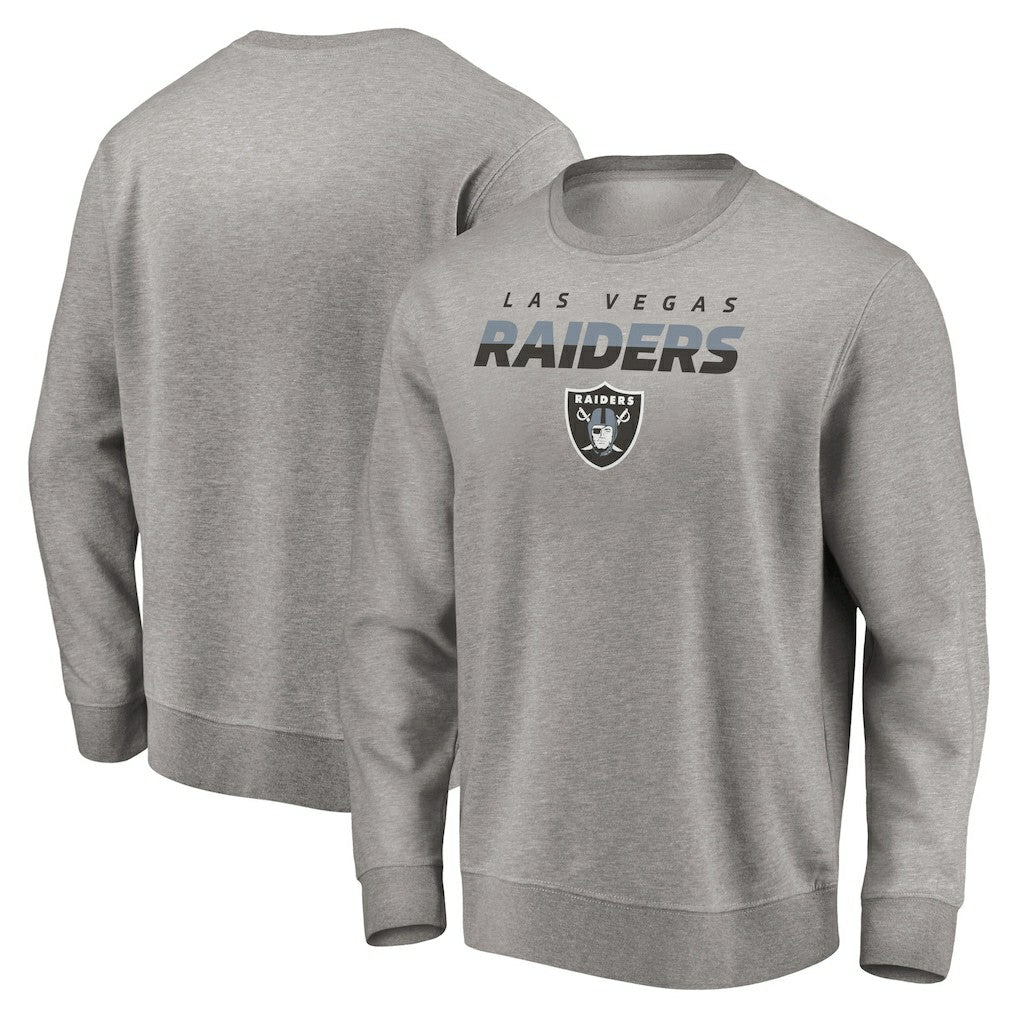 Las Vegas Raiders Elevate Play Pullover Sweatshirt Gray | NFL
