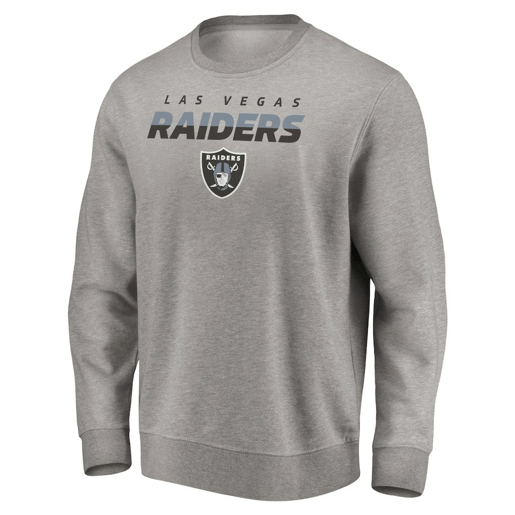Las Vegas Raiders Elevate Play Pullover Sweatshirt Gray | NFL