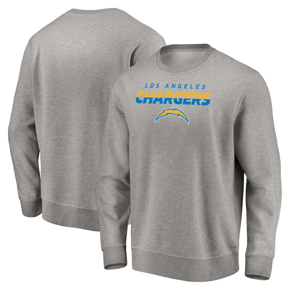 Los Angeles Chargers Elevate Play Pullover Sweatshirt Gray | NFL