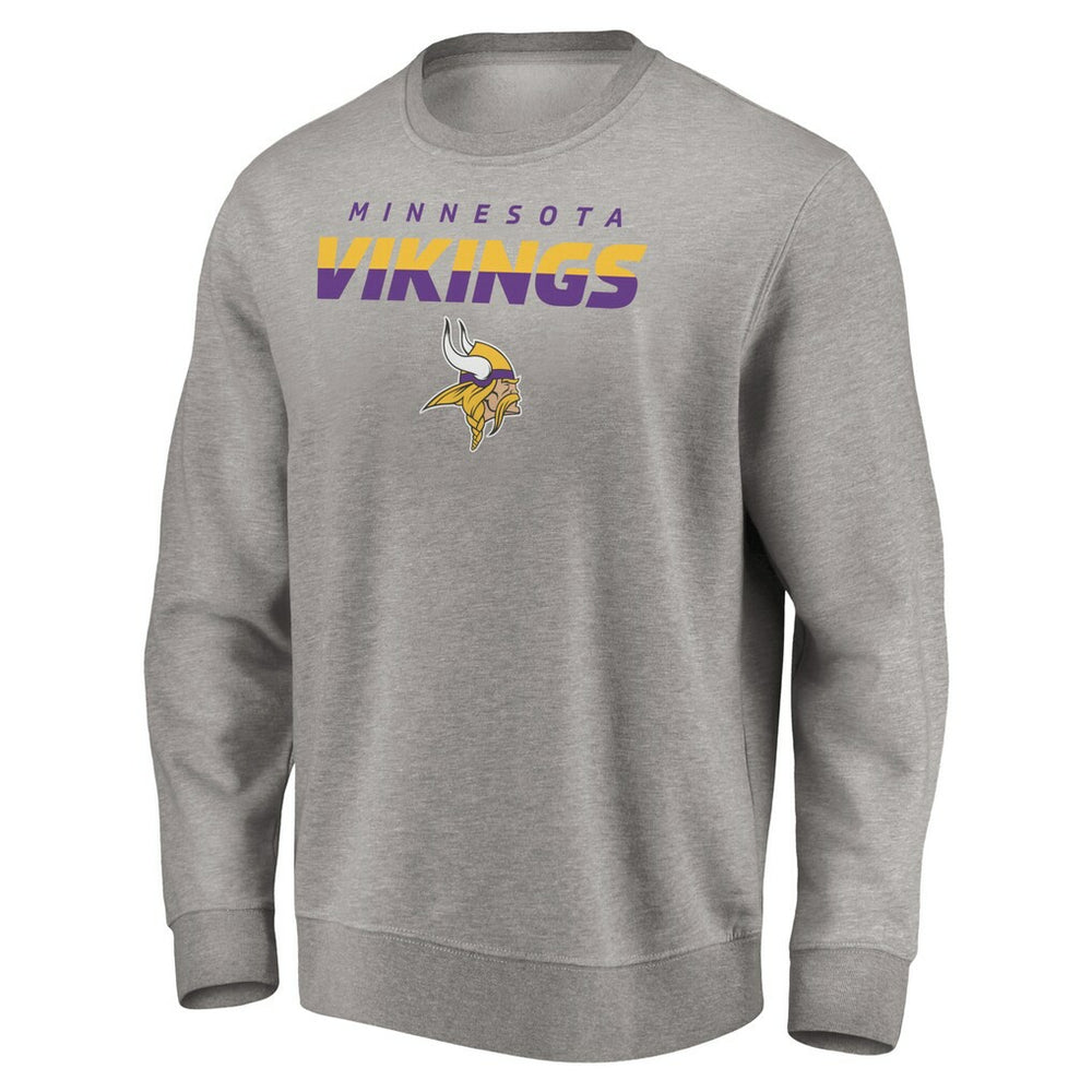 Minnesota Vikings Elevate Play Pullover Sweatshirt Gray | NFL