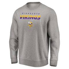 Minnesota Vikings Elevate Play Pullover Sweatshirt Gray | NFL