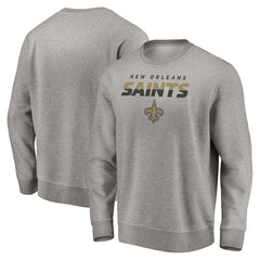 New Orleans Saints Elevate Play Pullover Sweatshirt Gray | NFL