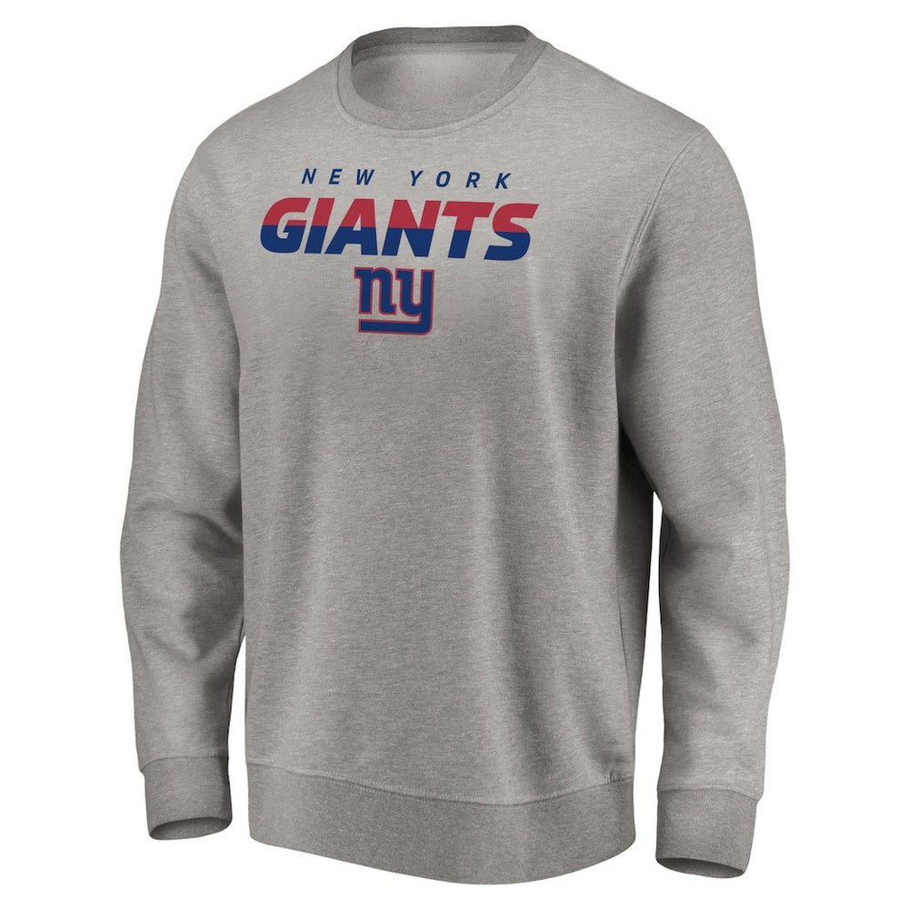 New York Giants Elevate Play Pullover Sweatshirt Gray | NFL